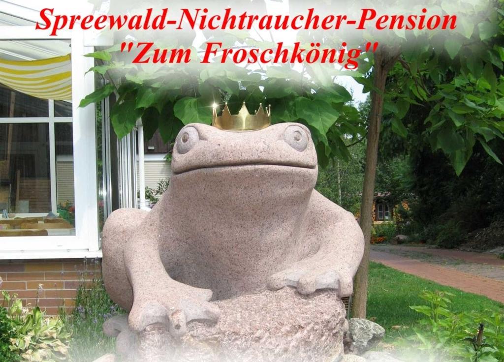 Hotel Pension Zum Froschkönig Lübbenau Exterior foto